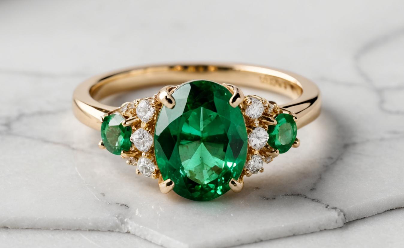 emerald engagement ring 2