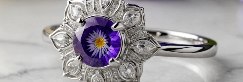 iris white gold engagement ring 5