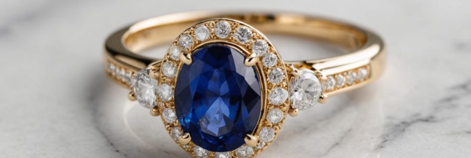 sapphire gold engagement ring 2