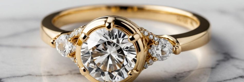 star gold engagement ring 1