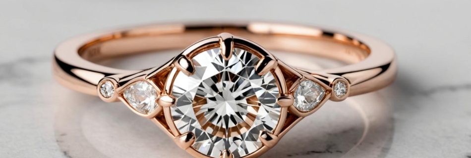 star rose gold engagement ring 1